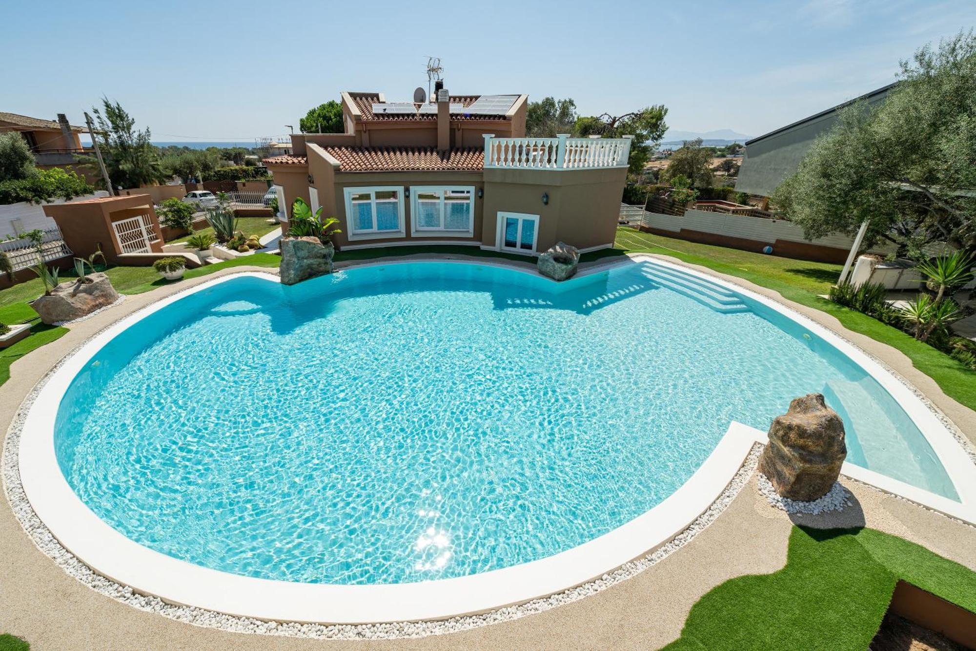 Villa Leon With Private Pool Quartu Sant'Elena Luaran gambar